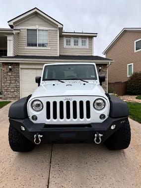 White 2018 Jeep Wrangler JK Unlimited Sport