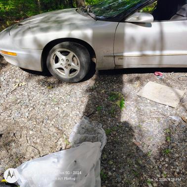 Silver 1997 Pontiac Firebird Base