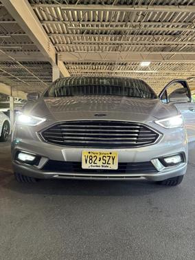 Silver 2018 Ford Fusion Titanium