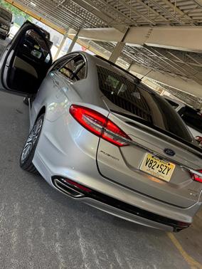 Silver 2018 Ford Fusion Titanium
