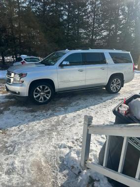 Silver 2015 Chevrolet Suburban 1500 LTZ