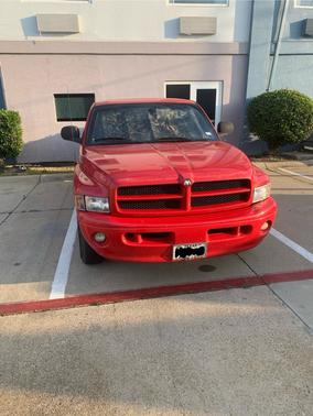 Red 2001 Dodge Ram 1500 Quad Cab