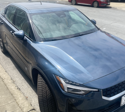 Blue 2022 Polestar 2 Long Range Dual Motor