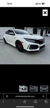 White 2017 Honda Civic Type R Touring