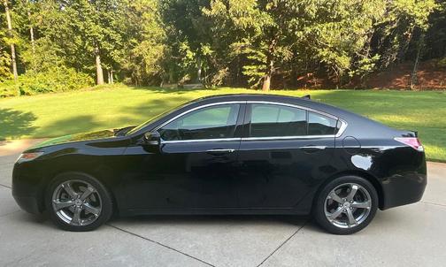 Black 2010 Acura TL Technology
