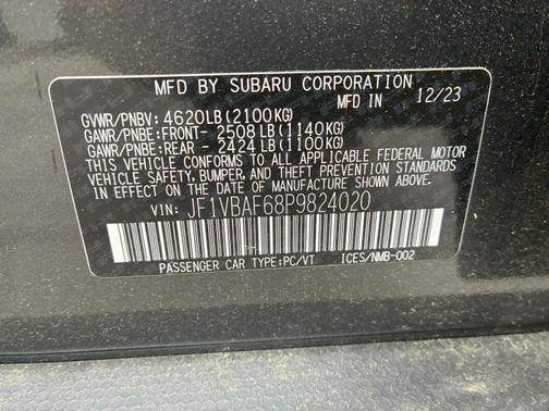 2023 Subaru WRX Premium