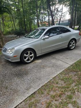 Silver 2004 Mercedes-Benz CLK-Class 320