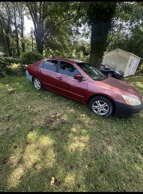 Red 2007 Honda Accord EX