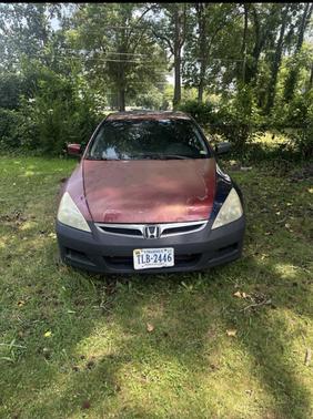 Red 2007 Honda Accord EX