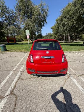 Red 2015 FIAT 500 Sport
