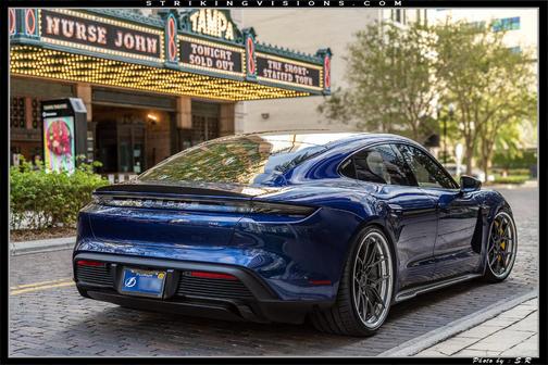 Blue 2022 Porsche Taycan Taycan Turbo S