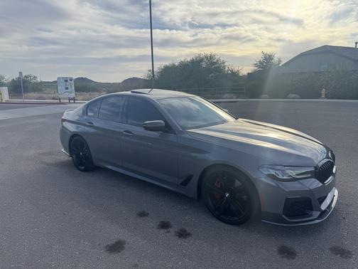 Gray 2021 BMW M550 i xDrive