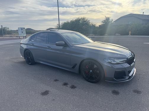 Gray 2021 BMW M550 i xDrive