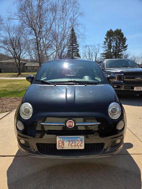Black 2012 FIAT 500 Sport