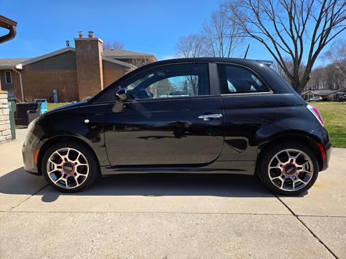 Black 2012 FIAT 500 Sport