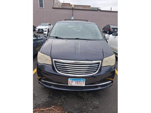 Blue 2011 Chrysler Town & Country Touring-L