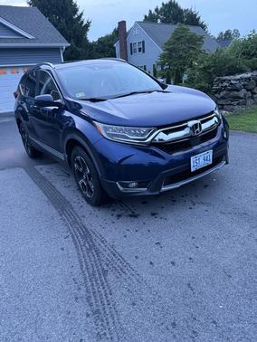 Blue 2017 Honda CR-V Touring