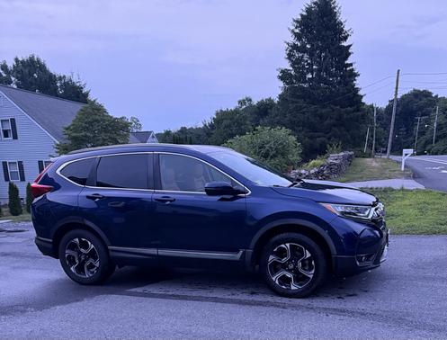 Blue 2017 Honda CR-V Touring