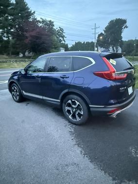 Blue 2017 Honda CR-V Touring