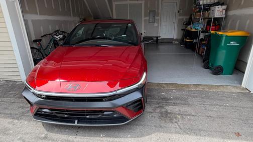 Red 2025 Hyundai ELANTRA N Base