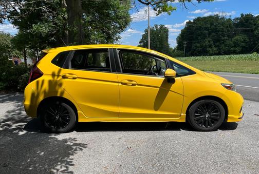 Yellow 2018 Honda Fit Sport