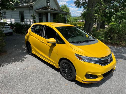 Yellow 2018 Honda Fit Sport