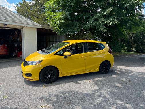 Yellow 2018 Honda Fit Sport