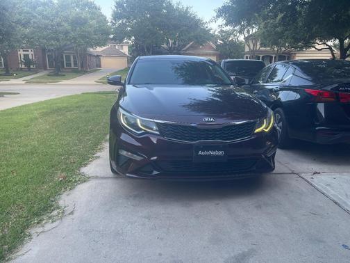 Red 2019 Kia Optima LX