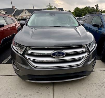 Gray 2017 Ford Edge Titanium