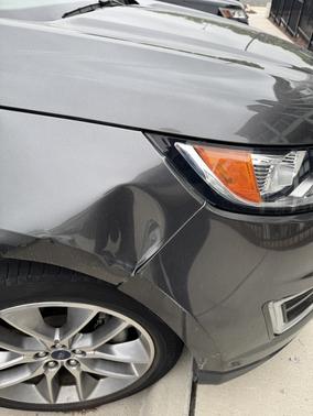 Gray 2017 Ford Edge Titanium