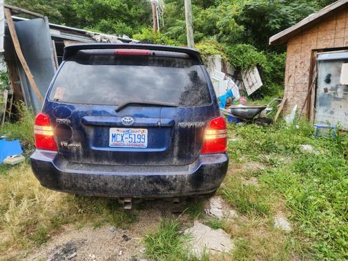 Blue 2003 Toyota Highlander Limited
