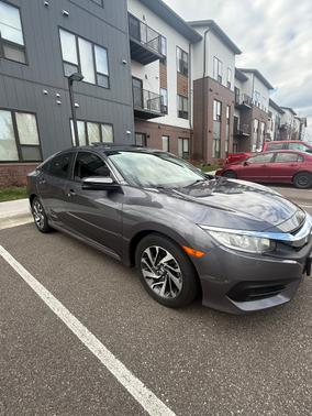 Gray 2016 Honda Civic EX