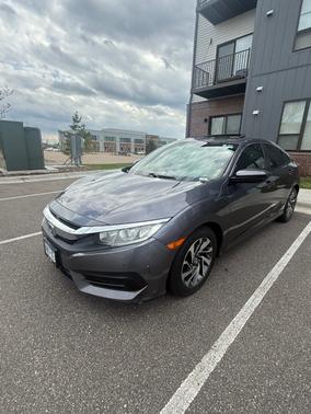 Gray 2016 Honda Civic EX
