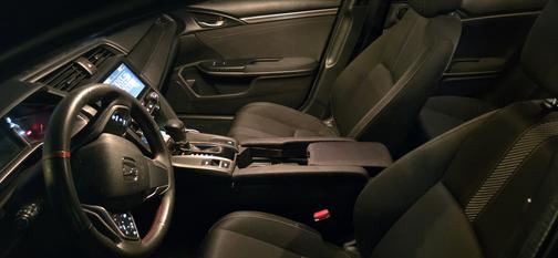 Black 2017 Honda Civic EX