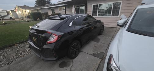 Black 2017 Honda Civic EX