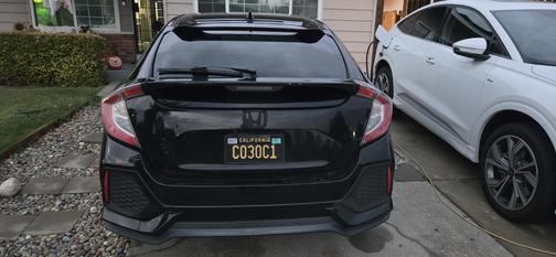 Black 2017 Honda Civic EX