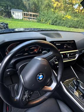 Blue 2021 BMW 330 i xDrive