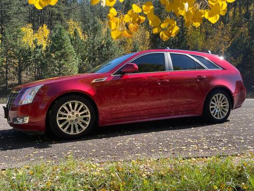 Red 2010 Cadillac CTS Premium
