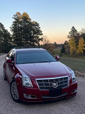 Red 2010 Cadillac CTS Premium