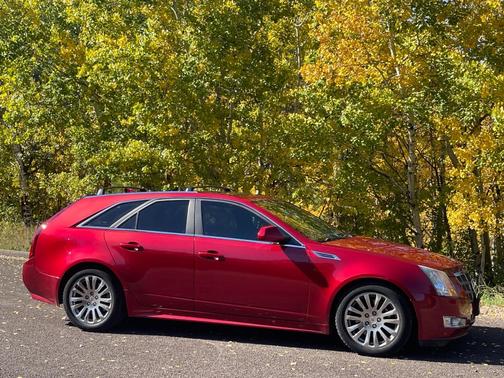 Red 2010 Cadillac CTS Premium