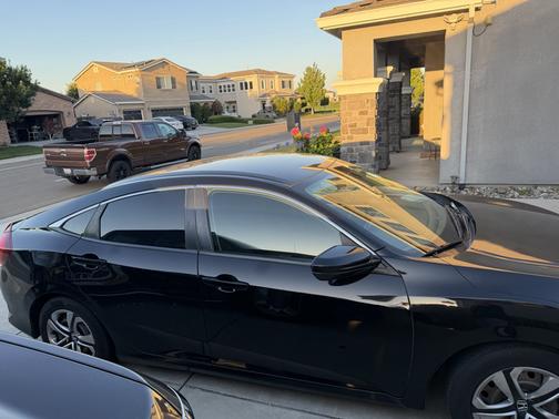 Black 2018 Honda Civic LX