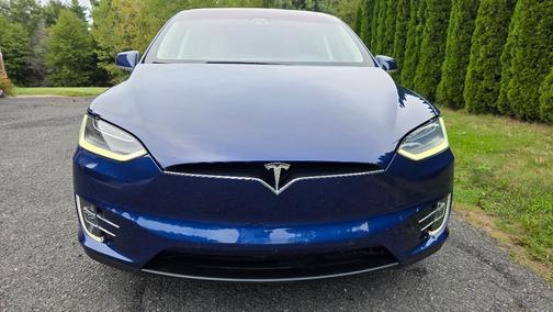 Blue 2017 Tesla Model X 75D