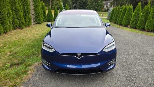 Blue 2017 Tesla Model X 75D