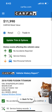 2018 Ford Fusion Titanium