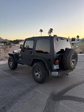 Green 1998 Jeep Wrangler Sport
