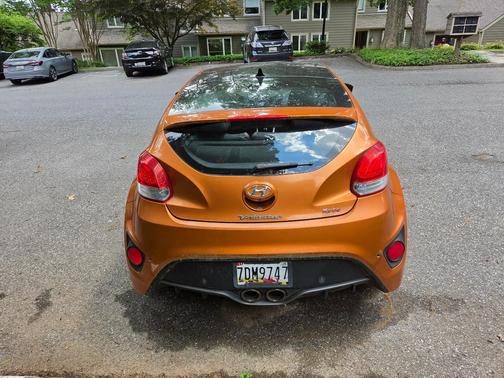 Orange 2013 Hyundai Veloster Turbo