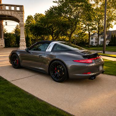 Gray 2014 Porsche 911 911 Targa 4S