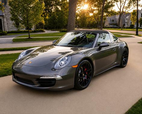 Gray 2014 Porsche 911 911 Targa 4S