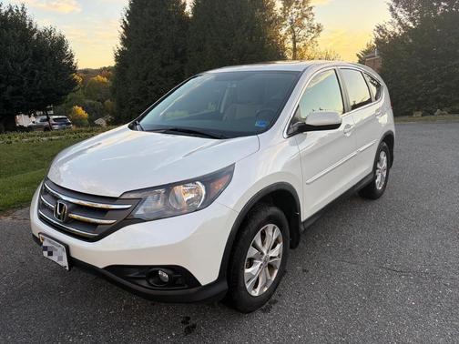 White 2013 Honda CR-V EX