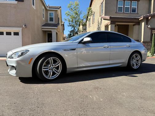 Silver 2015 BMW 640 Gran Coupe i xDrive